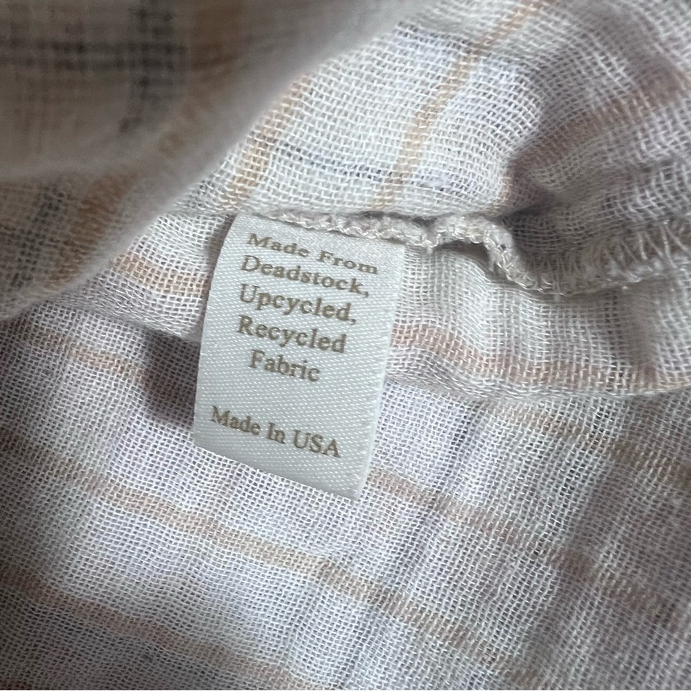 Christy Dawn Plaid Flannel Blouse Top Shirt Cottagecore Ruffle Button Western - Picture 9 of 16